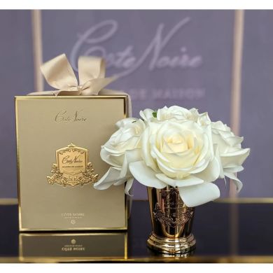 Аромат для приміщення 7 Троянд Champagne у склянці GOLD шампань-бокс Cote noire SMC05