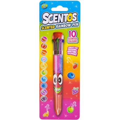 Багатокольорова ароматна кулькова ручка ЧАРІВНИЙ НАСТРІЙ W2 (10 кольорів) Scentos 11779