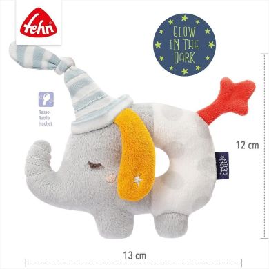 Брязкальце Слон На добраніч 13 cm Fehn 53111