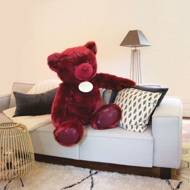 Коллекционная мягкая игрушка DouDou Мишка красный 120 см DC3580