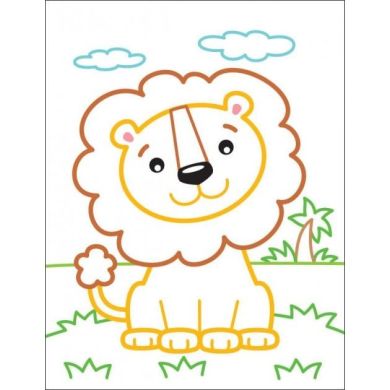 Цветные раскраски: Львенок Ranok Creative 9789667506421