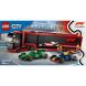 Конструктор Грузовик F1 с автомобилями RB20 и AMR24 LEGO City 60445