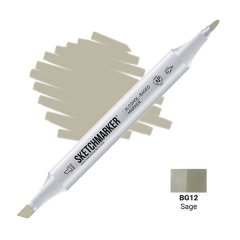 Маркер Sketchmarker 2 пера: тонкое и долото Sage SM-BG012