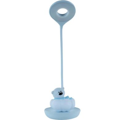 Настольная LED лампа с аккумулятором Cloudy Медведь, голубой Kite K24-493-2-3, Голубой