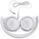 Навушники JBL T500 white JBLT500WHT