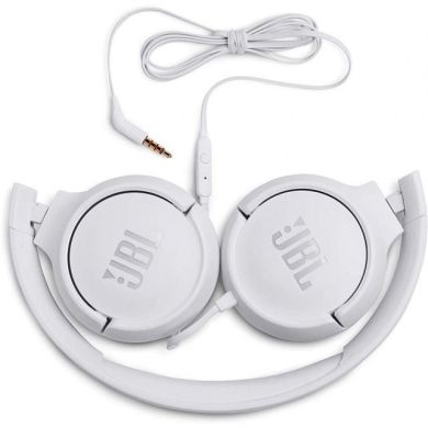 Навушники JBL T500 white JBLT500WHT