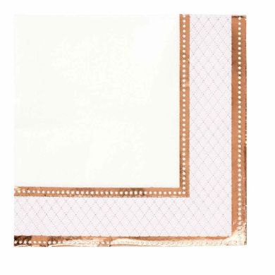 Одноразові серветки Talking Tables Рожеве золото 16 шт PPRG-NAPKIN-RG