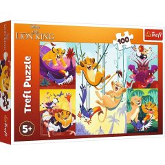 Пазли 100 Lion King Мужній Король Лев Trefl 16478