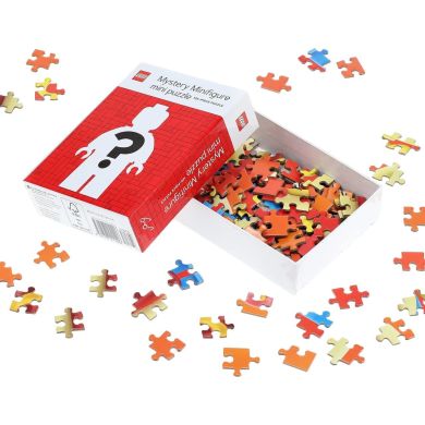 Пазлы Mystery Minifigure 6x2 пазлы RED Lego 4013116-215198-CDU 9781797211206
