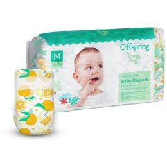 Підгузки Offspring&reg; розмір M, 6-10 кг, 42 шт, Апельсин DP-OI-FAT-M42P-TGYORN, M, 42