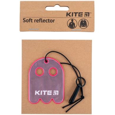Подвеска мягкая светоотражающая, фигурная, розовая Kite K23-111-2