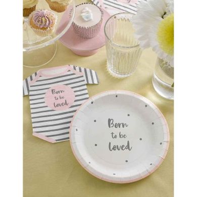 Салфетки Talking Tables &laquo;Рожденный для любви&raquo; 33 см 12 шт BORN-NAPKIN-ROMPER-P