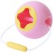 Сферическое ведро Quut Mini Ballo Розово-желтое 171164