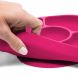 Силіконова тарілка і ложка Yumi (LFGB) рожева Bbluv B0153-P, Рожевий
