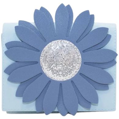 Сумка через плече Flora, блакитна Yuko B YB-100-103