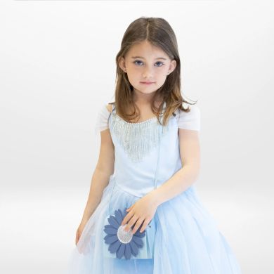 Сумка через плече Flora, блакитна Yuko B YB-100-103