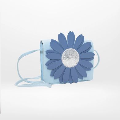 Сумка через плече Flora, блакитна Yuko B YB-100-103
