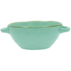 Тарелка для супа с ручками Unitable Rose&Tulipani CONCERTO VERDE ACQUA 15см Голубой R134600010, 15