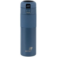 Термос з термодатчиком 450 мл, синій Kite K25-1227-2