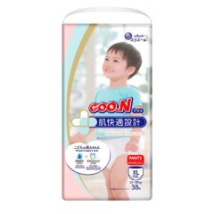 Трусики-підгузки японські Goo.N Plus для дітей 12-20 кг (розмір Big (XL), унісекс, 38 шт) 843341 4902011843415