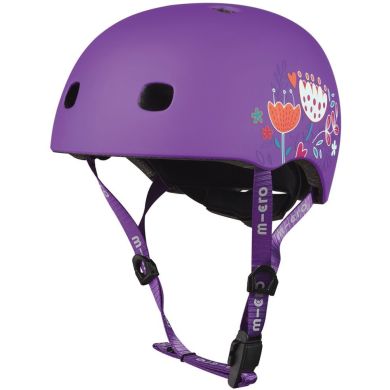 Захисний шолом MICRO ФІОЛЕТОВИЙ З КВІТАМИ (52-56 cm, M) AC2138BX