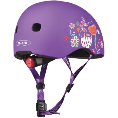 Захисний шолом MICRO ФІОЛЕТОВИЙ З КВІТАМИ (52-56 cm, M) AC2138BX