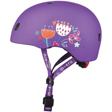 Захисний шолом MICRO ФІОЛЕТОВИЙ З КВІТАМИ (52-56 cm, M) AC2138BX