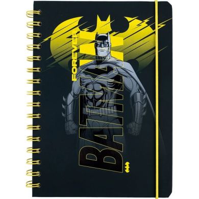 Блокнот на спирали А5, 80 листов, ячейка, DC Comics Kite DC24-190
