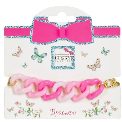 Браслет Lukky Fashion розовый T24659
