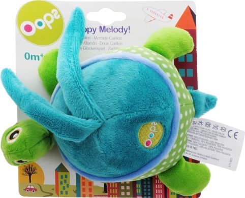 Дитяча іграшка Oops з музикою Happy Melody! Черепаха 12002.23, Блакитний