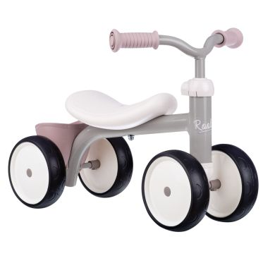 Дитячий металевий біговел чотириколісний, пудра, 12 міс. + SMOBY 721405