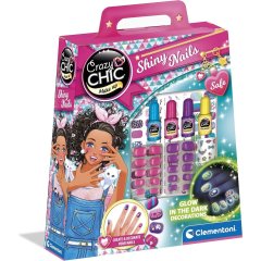 Дитячий набір для манікюру Clementoni Shiny Nails, серія Crazy Chic 18689