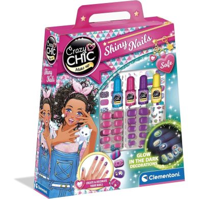 Дитячий набір для манікюру Clementoni Shiny Nails, серія Crazy Chic 18689