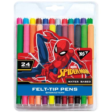 Фломастеры 24 цвета Marvel Spiderman YES 650509