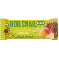 Фруктово-горіховий батончик Bob Snail Яблуко-Манго-Кеш&rsquo;ю-Кріспи Кіноа 35 г 4820287102572