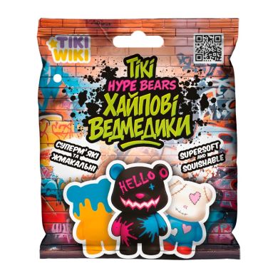 Игрушка-сквиш TIKI WIKI ТИКИЕ ХАЙПЫЕ МИШКИ (в диспл.) SQ027