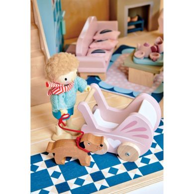 Іграшка з дерева Дитяче ліжко Коляска Стілець Tender Leaf Toys TL8156