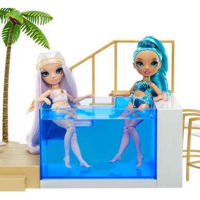 Ігровий набір для ляльок RAINBOW HIGH серії Pacific Coast ВЕЧІРКА БІЛЯ БАСЕЙНУ (світло) 578475