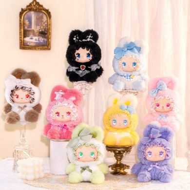 Коллекционная мягкая игрушка с кольцом POP TOP Lucky Emma серии Lovely Emma - ЗАЙЧЕНКА(дисп., в асс.) MJ-000090