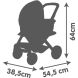 Коляска для ляльки Maxi-Cosi 3 в 1. Рожева перлина зі знімною люлькою, 55x39x64 см 7600253121