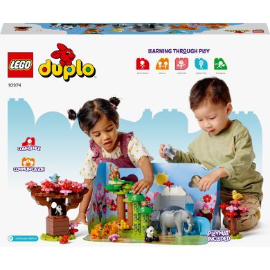 Конструктор Дикие животные Азии LEGO DUPLO 10974