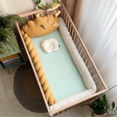 Коса вафля 1,2 м гірчиця Msonya 11362276