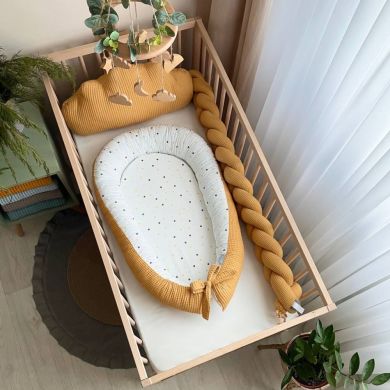 Коса вафля 1,2 м гірчиця Msonya 11362276