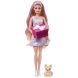 Лялька Barbie Вечірка-сюрприз у лілових тонах JFG70