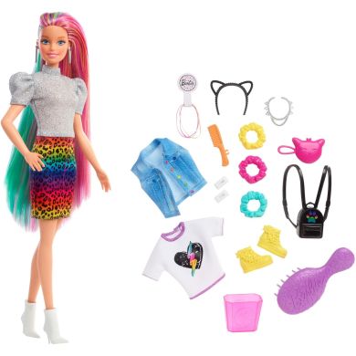 Кукла Радужный леопард Barbie Барби Barbie Барби Fashion and Beauty GRN81