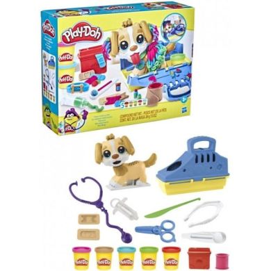 Набір для творчості з пластиліном Play-Doh Прийом у ветеринара F3639