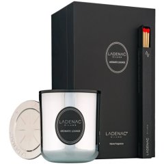 Набір Ladenac Urban Senses Lead Grey AROMATIC LOUNGE свічка 200 г + сірники + тарілка Zamak Ladenac 02000100051