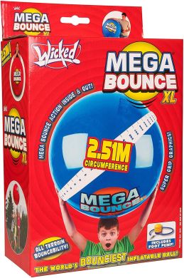 Надувний м'яч Wicked Mega Bounce XL 251 см два кольори WKMBX