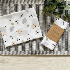 Пелюшка бязь Овечки сірі Msonya 4667179