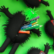 Пенал Tinc силіконовий чорний у вигляді персонажа Fuzzy Guy SIPCFGBK